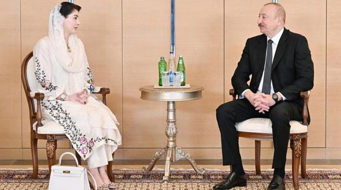 مریم نواز کی آذربائیجان کے صدر سے ملاقات، سیاسی، اقتصادی اور دیگر شعبوں میں تعاون  پر تبادلہ خیال