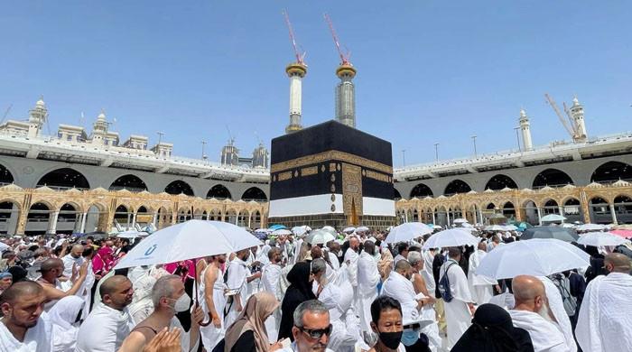 سعودی عرب میں عازمین حج کی تعداد 15 لاکھ 18 ہزار تک پہنچ گئی
