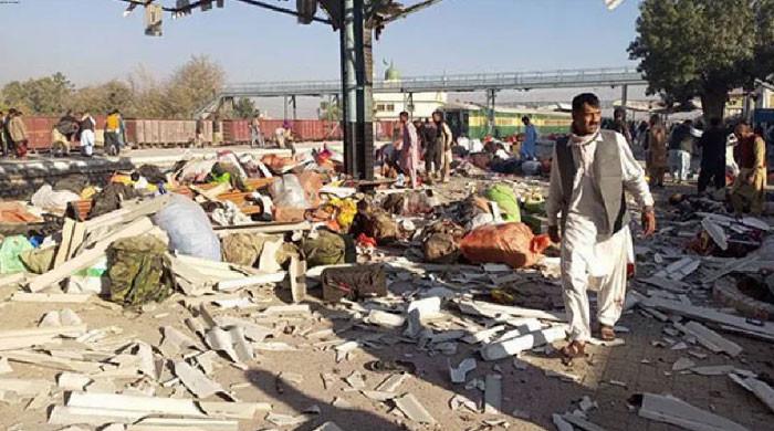 کوئٹہ میں ریلوے ٹریک پر دھماکا، ایف سی اہلکاروں سمیت 14 افراد جاں بحق