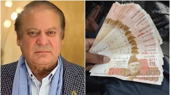 5 ہزارکے نوٹ پر قائداعظم کیساتھ نواز شریف کی تصویر بھی ہونی چاہیے، رکن پنجاب اسمبلی ارشد ملک