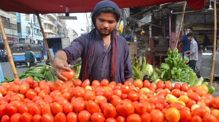 کراچی میں ٹماٹر کی قیمت 500 روپے فی کلو تک پہنچ گئی