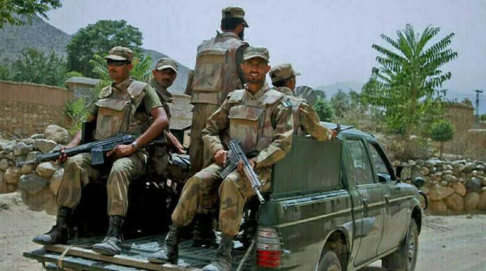 پشین میں انٹیلیجنس بیسڈکارروائی، افغانستان سے گولا بارود لانےکی کوشش ناکام بنا دی گئی