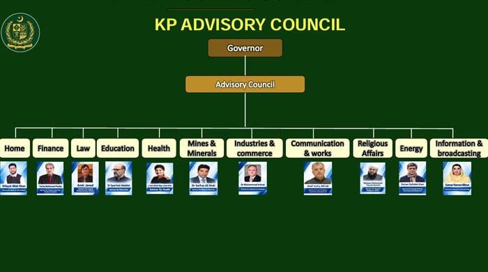 وفاقی حکومت نے خیبرپختونخوا کیلئے 11رکنی مشاورتی کونسل تشکیل دے دی